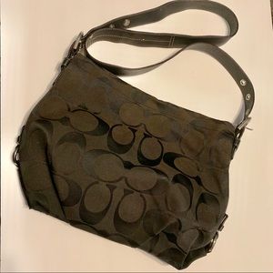 Black Coach purse, medium size